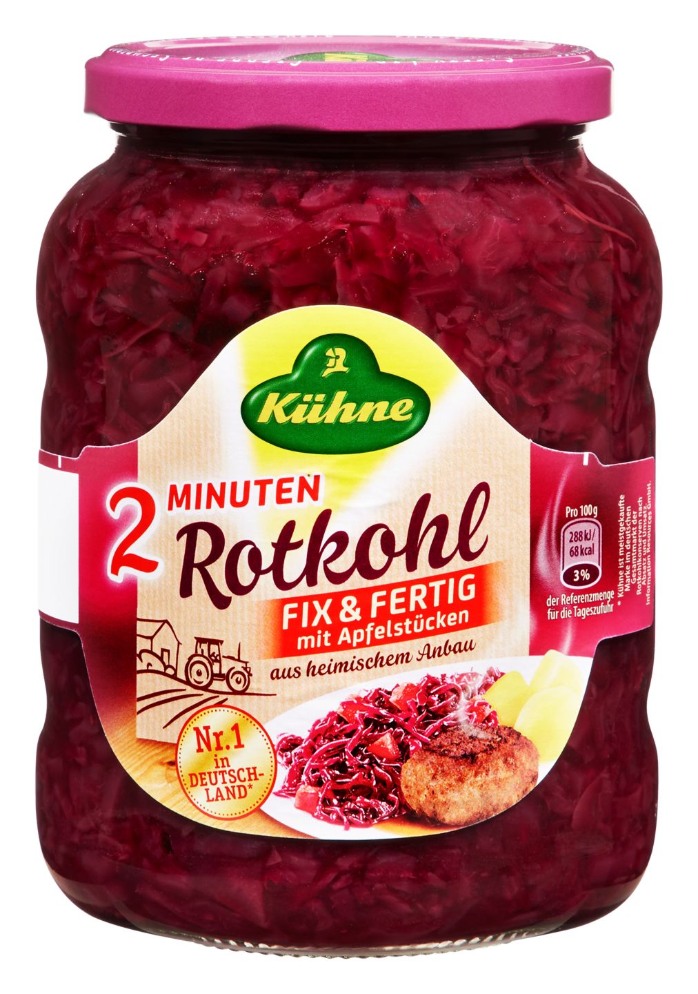 KÜHNE 2-Minuten-Rotkohl