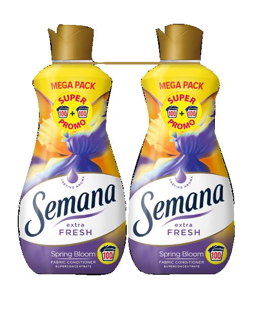 Изображение на SEMANA Омекотител
2х 100 пранета
