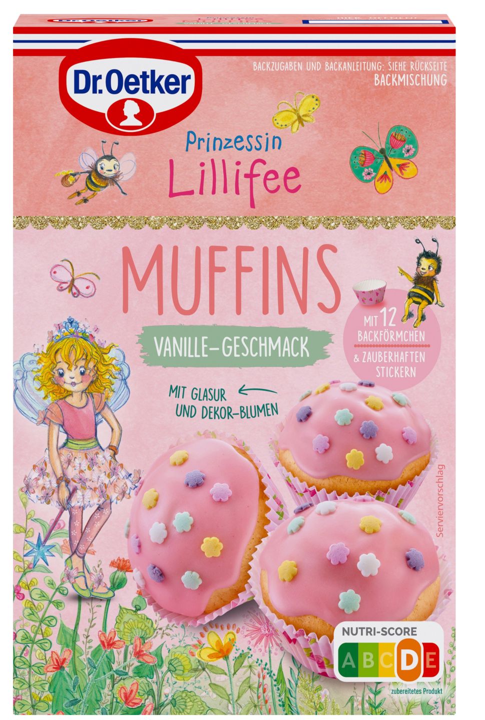 DR. OETKER Prinzessin Lillifee oder Dino-Abenteuer Backmischung