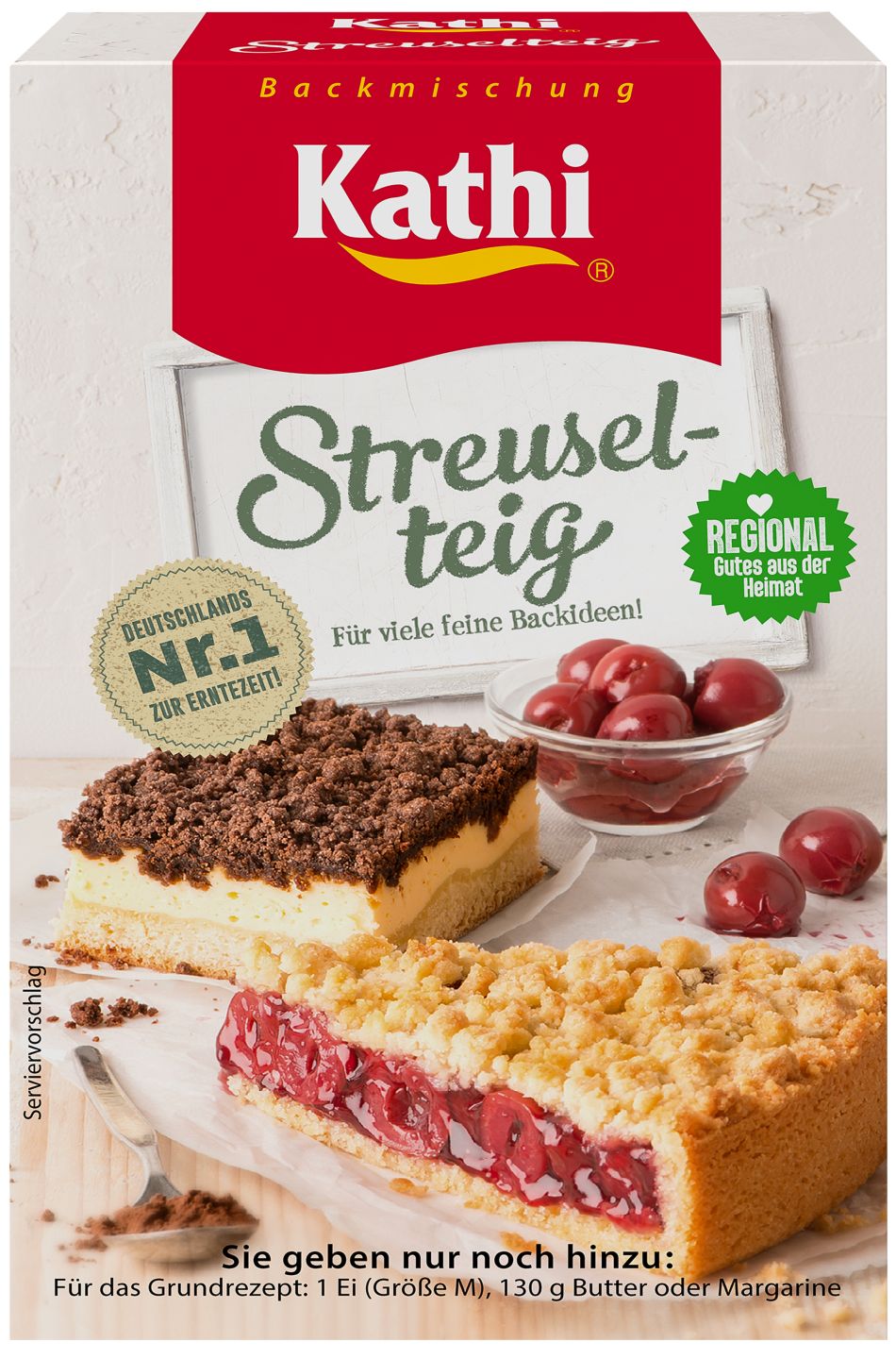 KATHI Streusel- oder Hefeteig