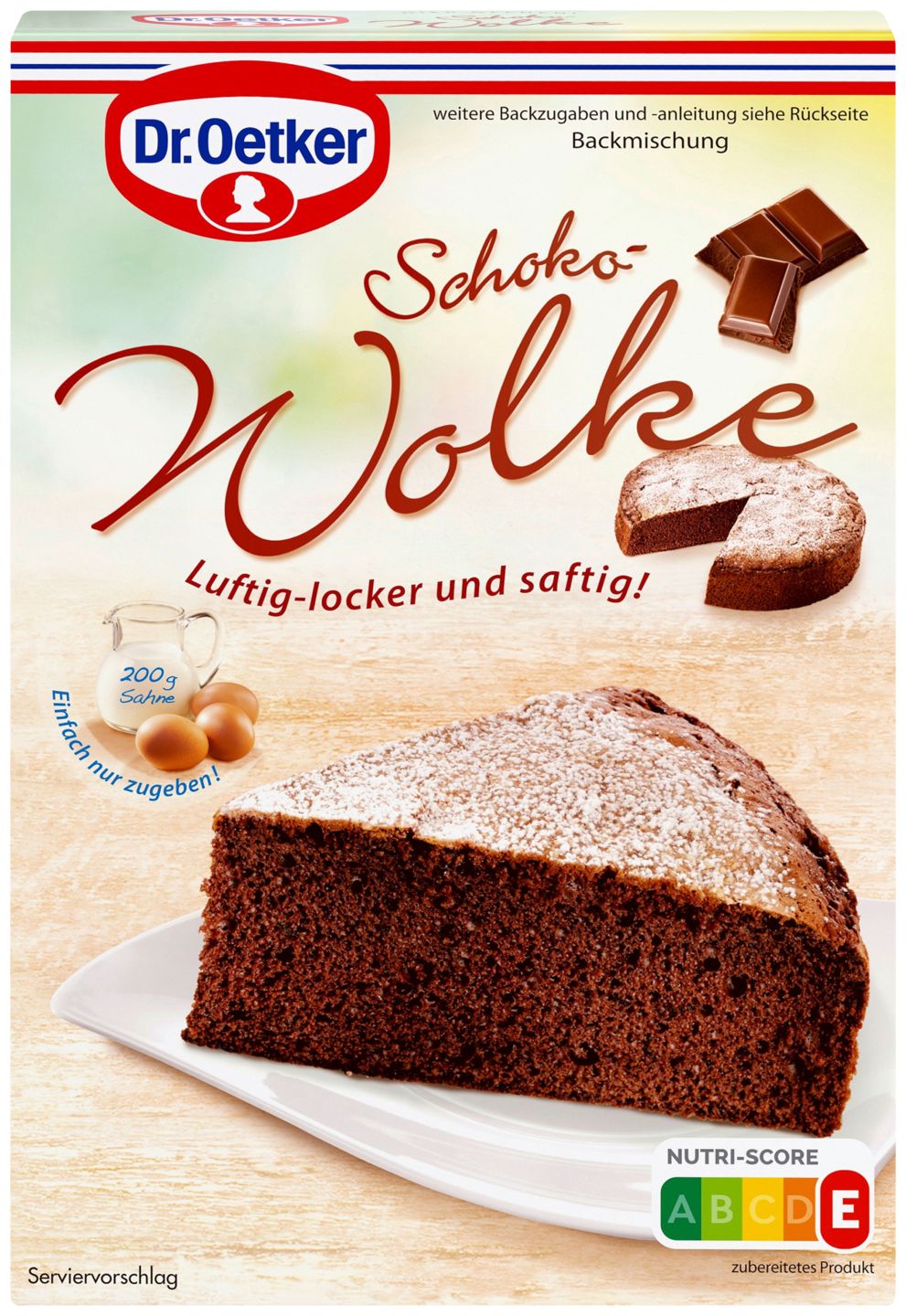 DR. OETKER Kuchenbackmischung »Wolke«