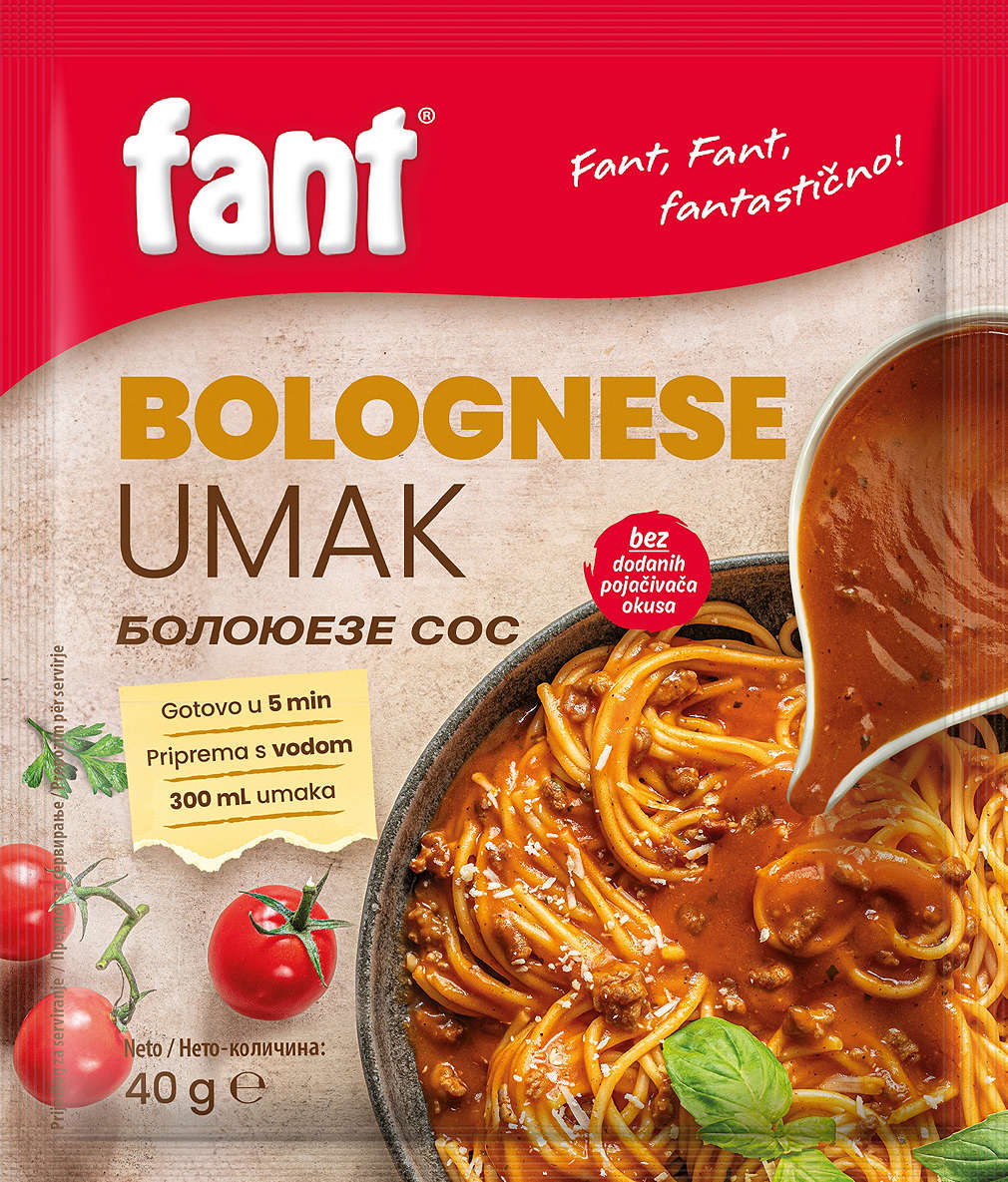 Fotografija ponude Fant Umak bolognese 40g