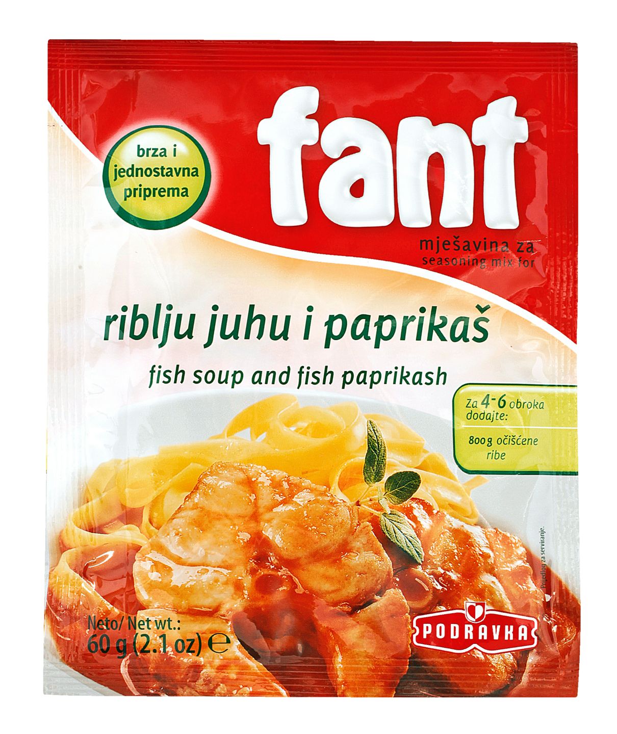 Fant Za riblju juhu i paprikaš60g
MPC 2.5.2025=1,39€