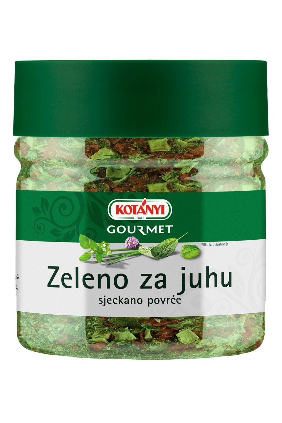 Kotanyi Zelenilo za juhu
MPC 2.5.2025=5,55€