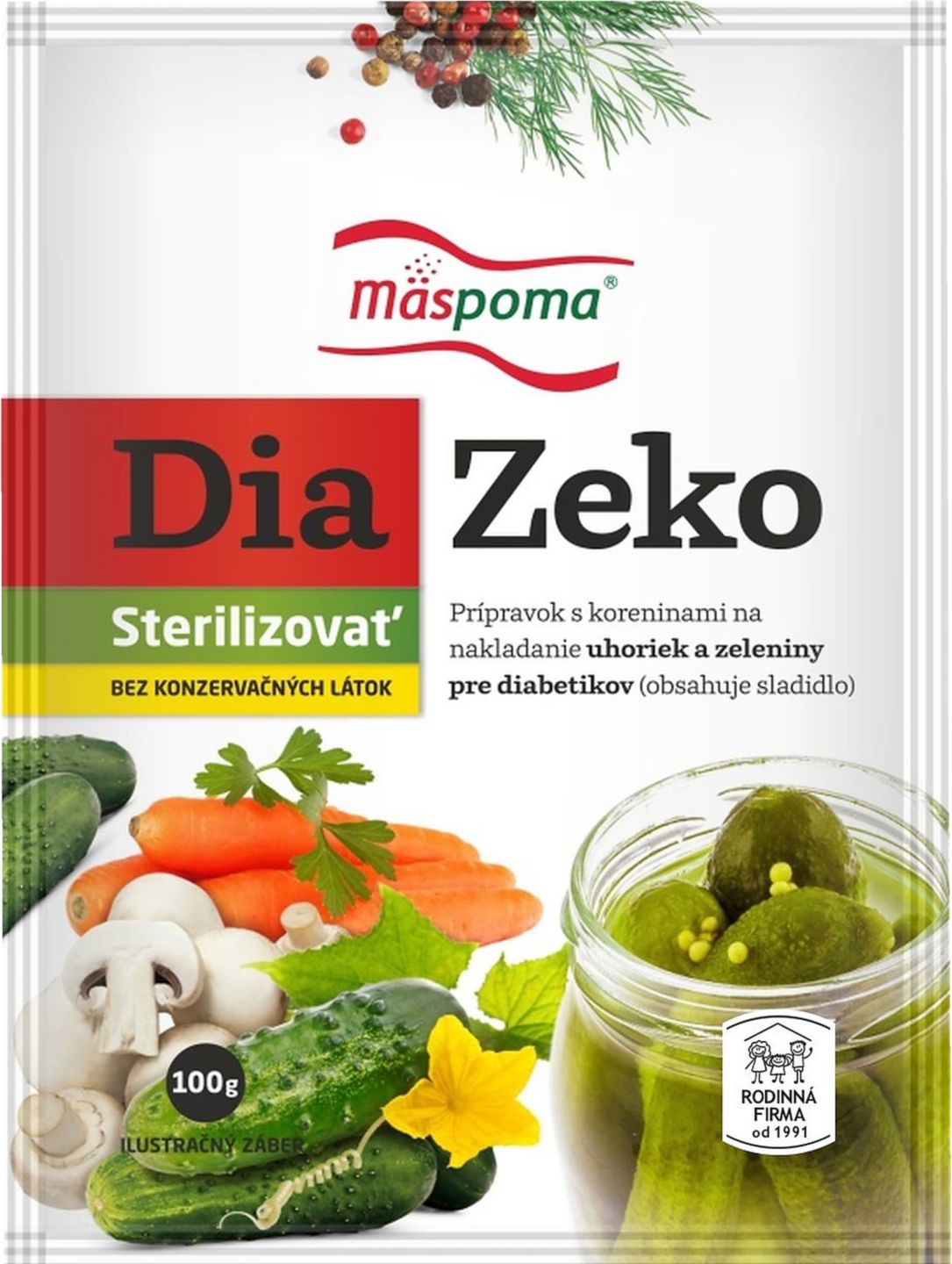 Mäspoma Dia Zeko Konzervačná zmes