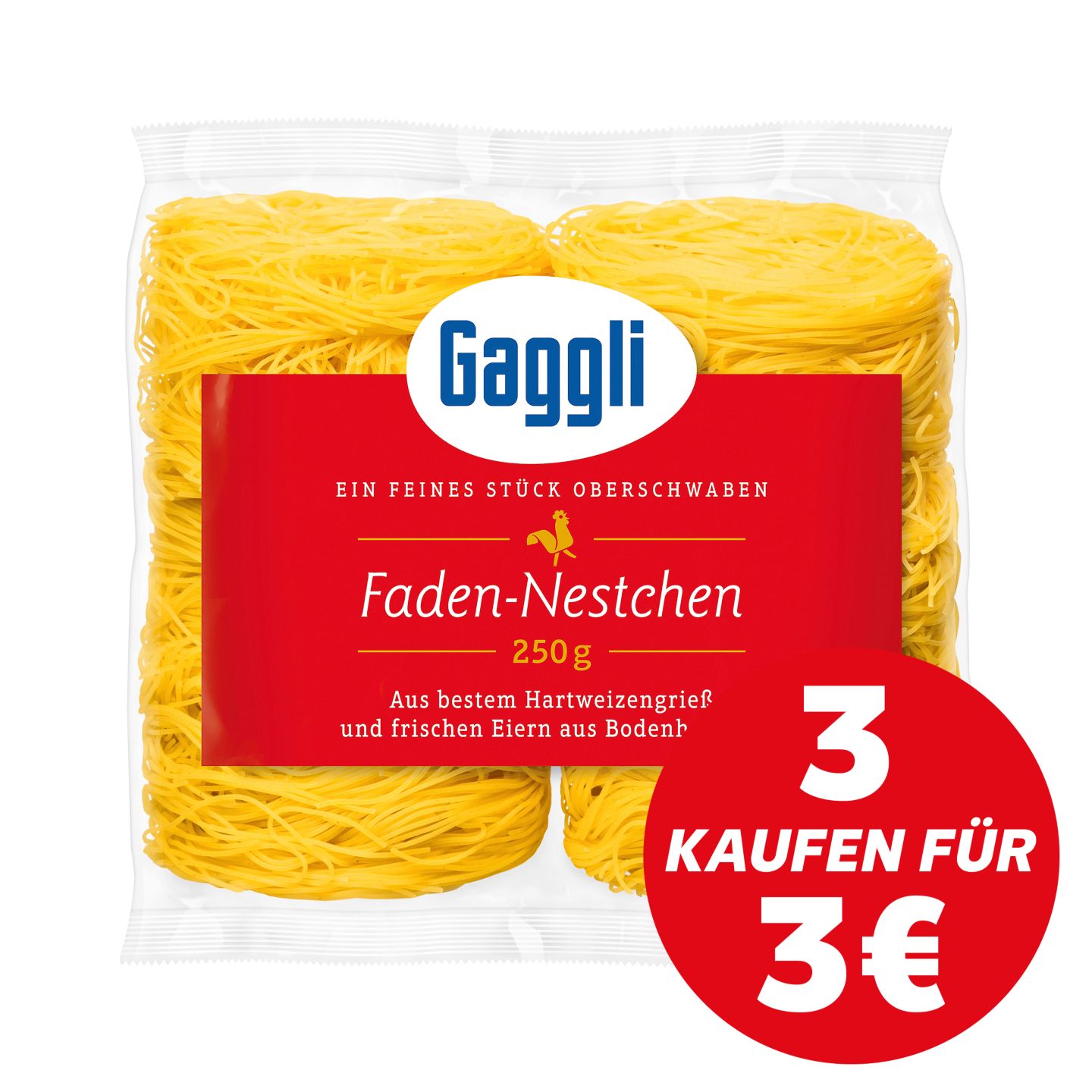 GAGGLI Frischeier-Nudeln