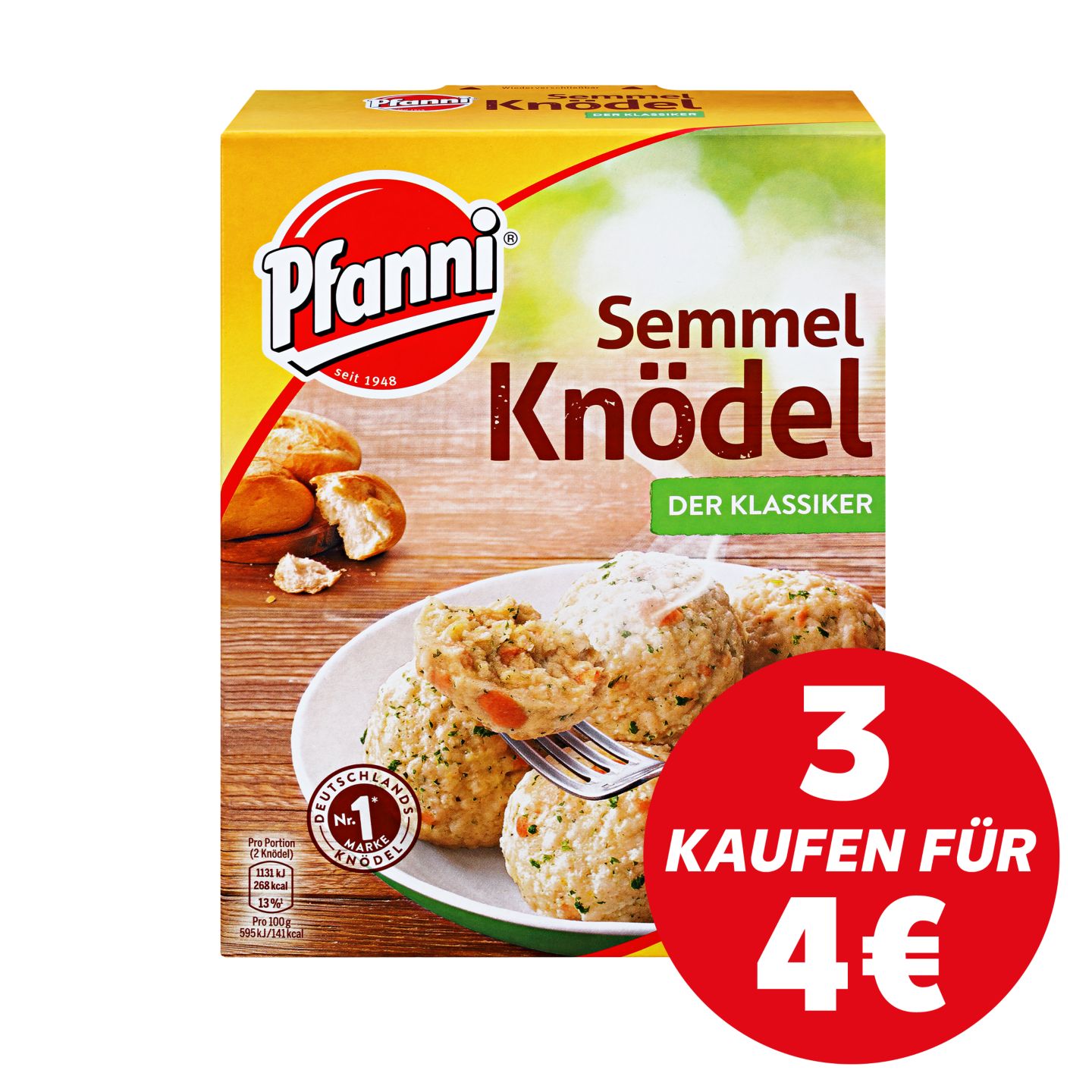 PFANNI Knödel oder Klöße