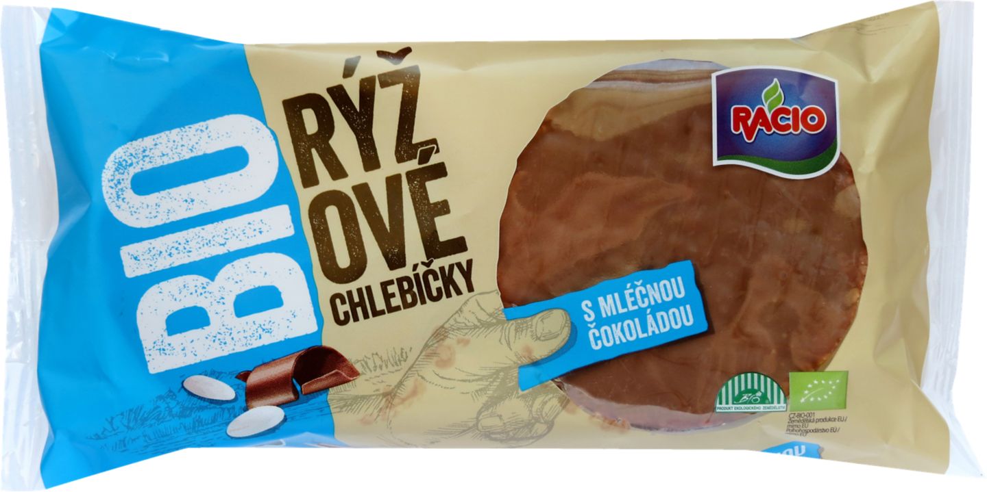 RACIO BIO Ryžové chlebíčky
s čokoládou