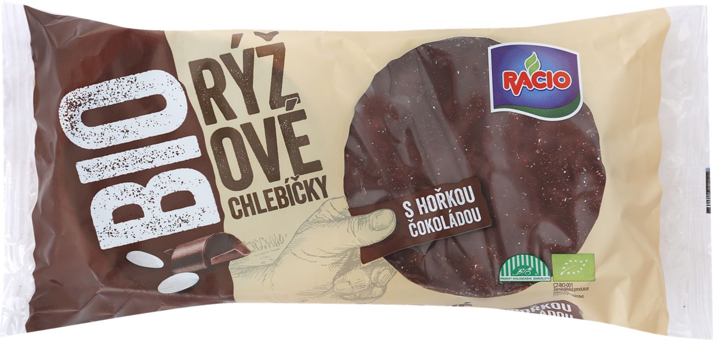 RACIO BIO Ryžové chlebíčky
s mliečnou, jogurt.,