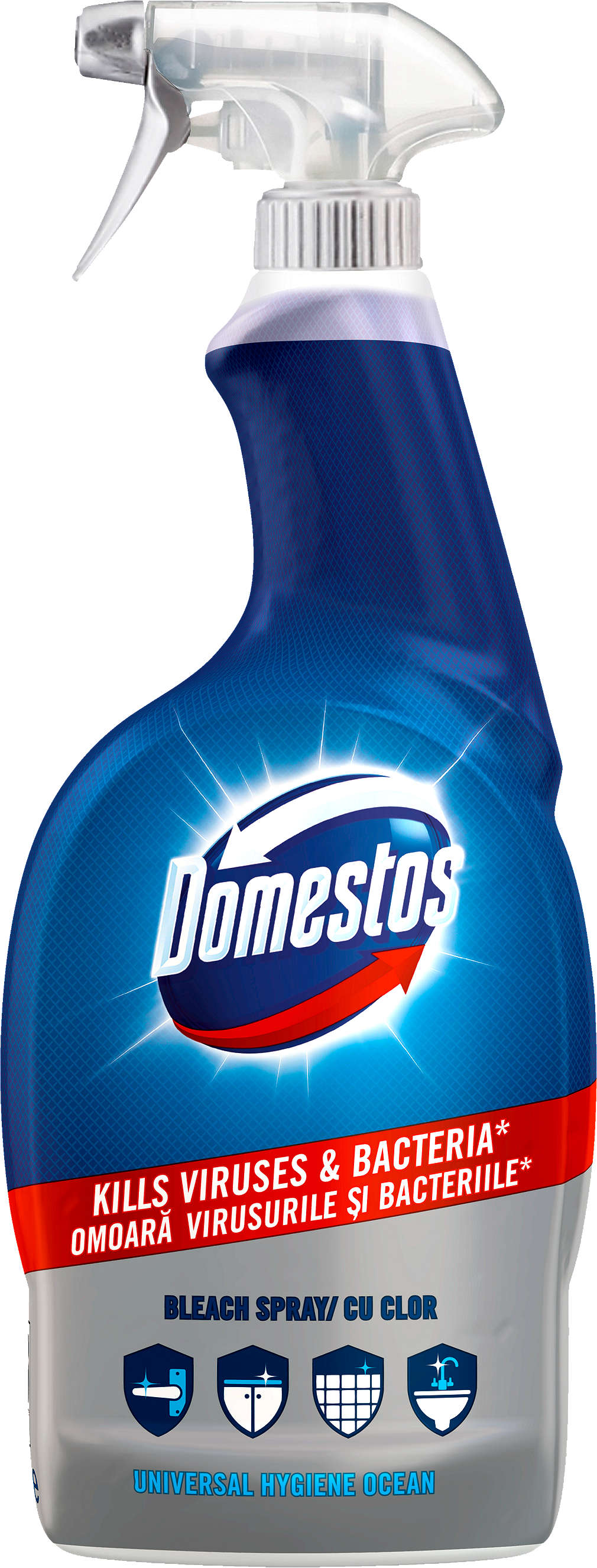 Изображение за продукта Domestos Почистващ препарат/ Почистващи кърпички