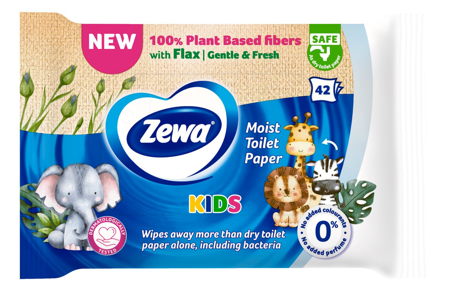 Изображение на Zewa Влажна тоалетна хартия
Kids