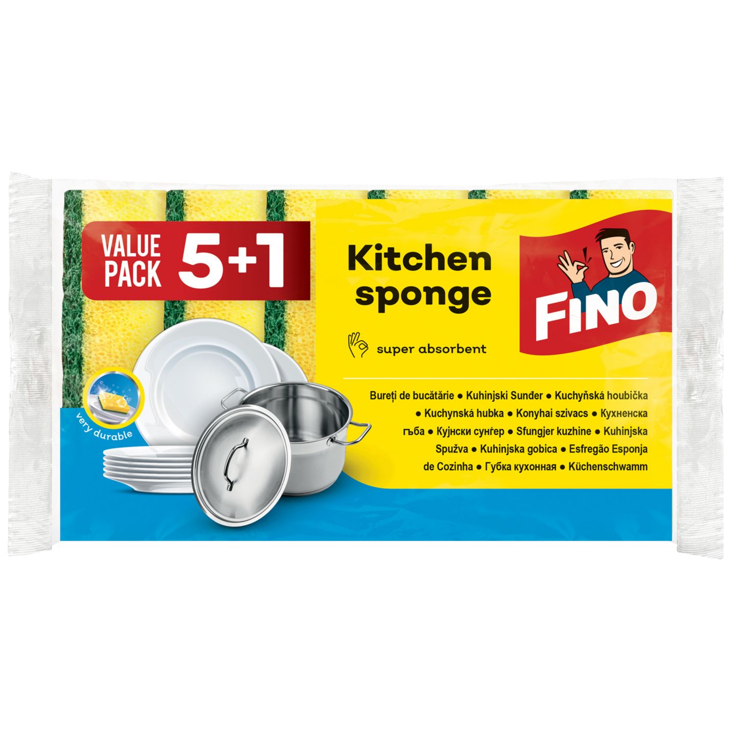 Изображение на Fino Кухненска гъба
5 бр.