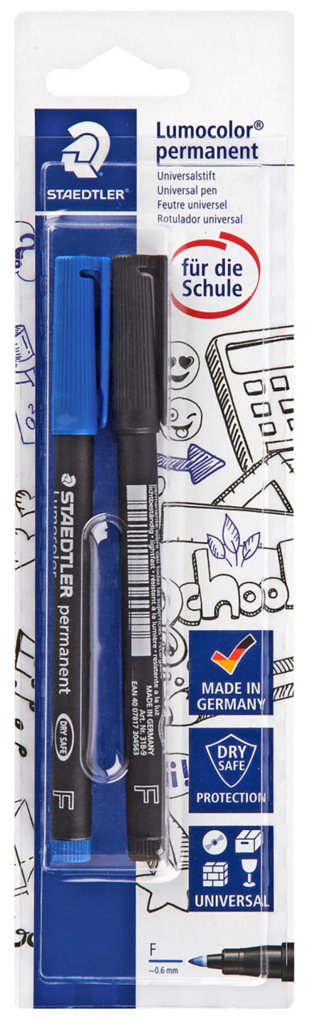 STAEDTLER Folienstifte permanent »Lumocolor«