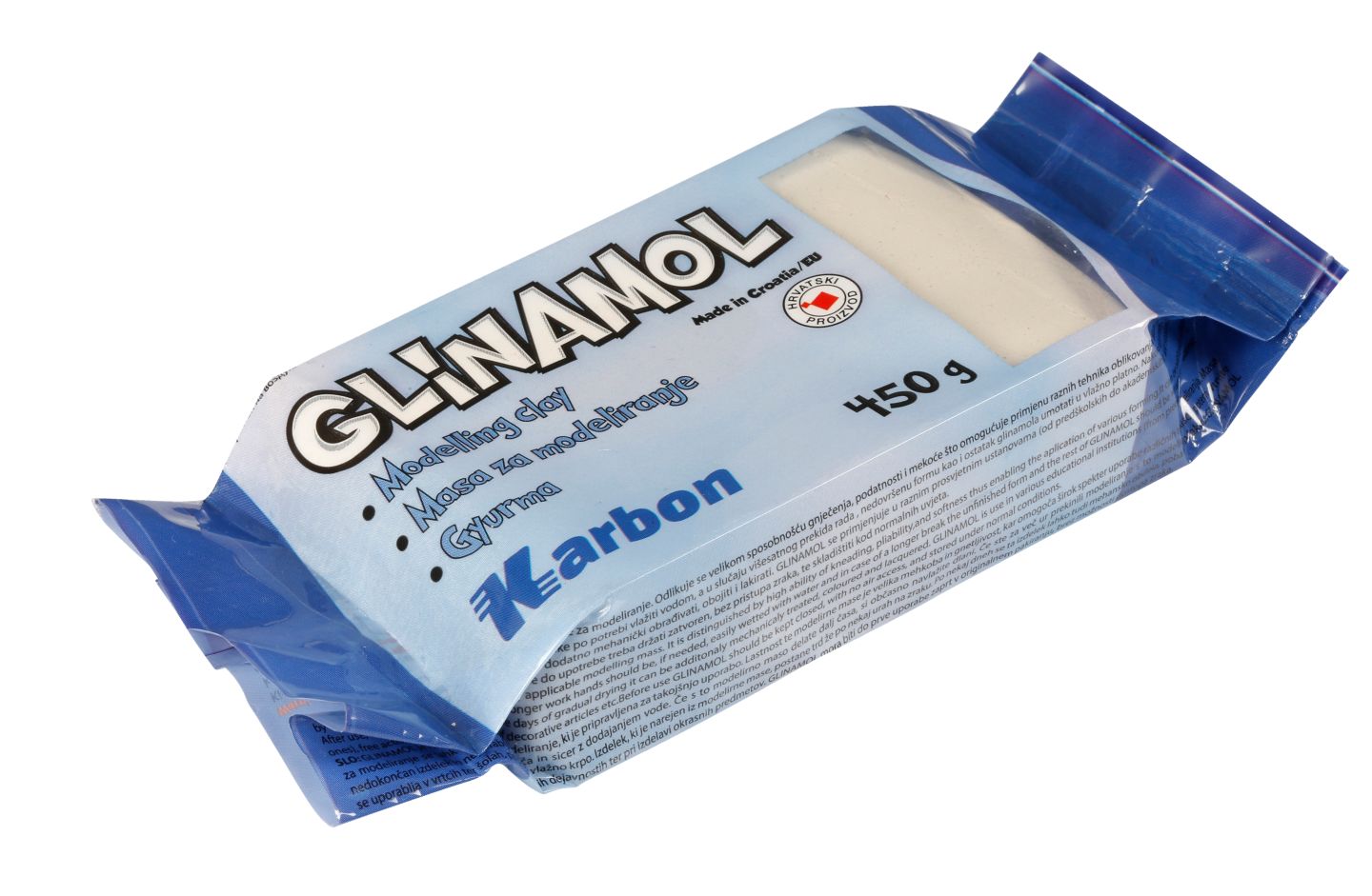 Karbon Glinamol bijeli, 450 g.