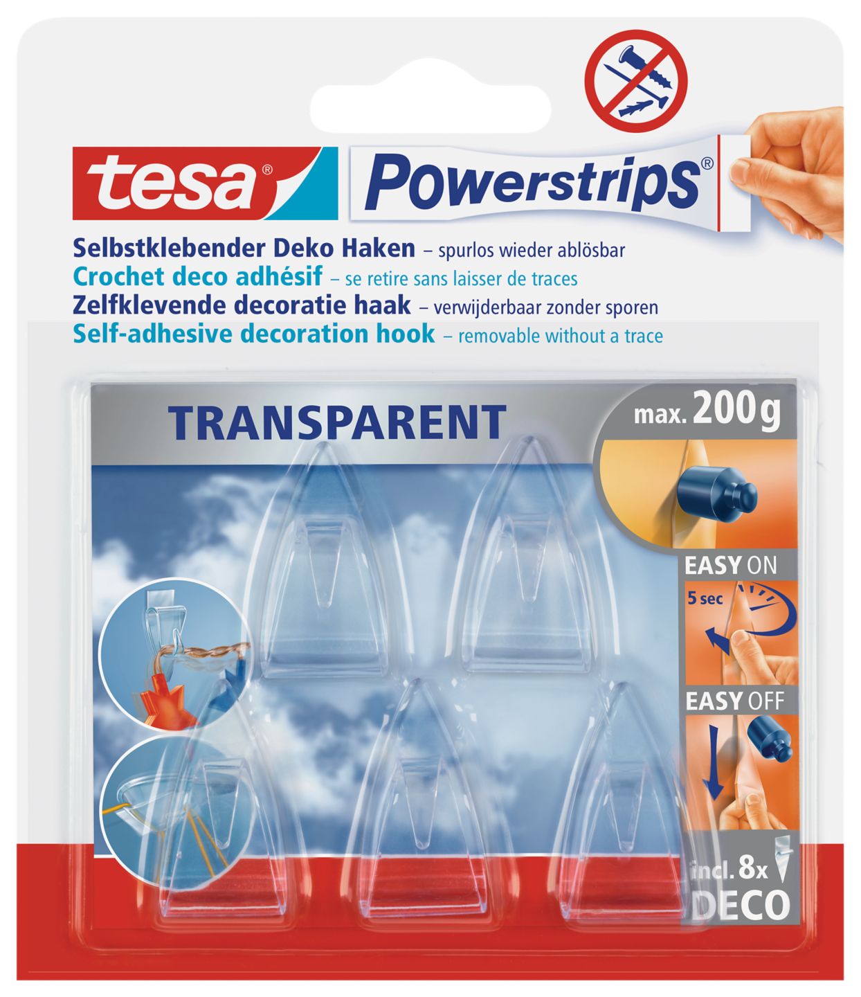 TESA Powerstrips Deko-Haken