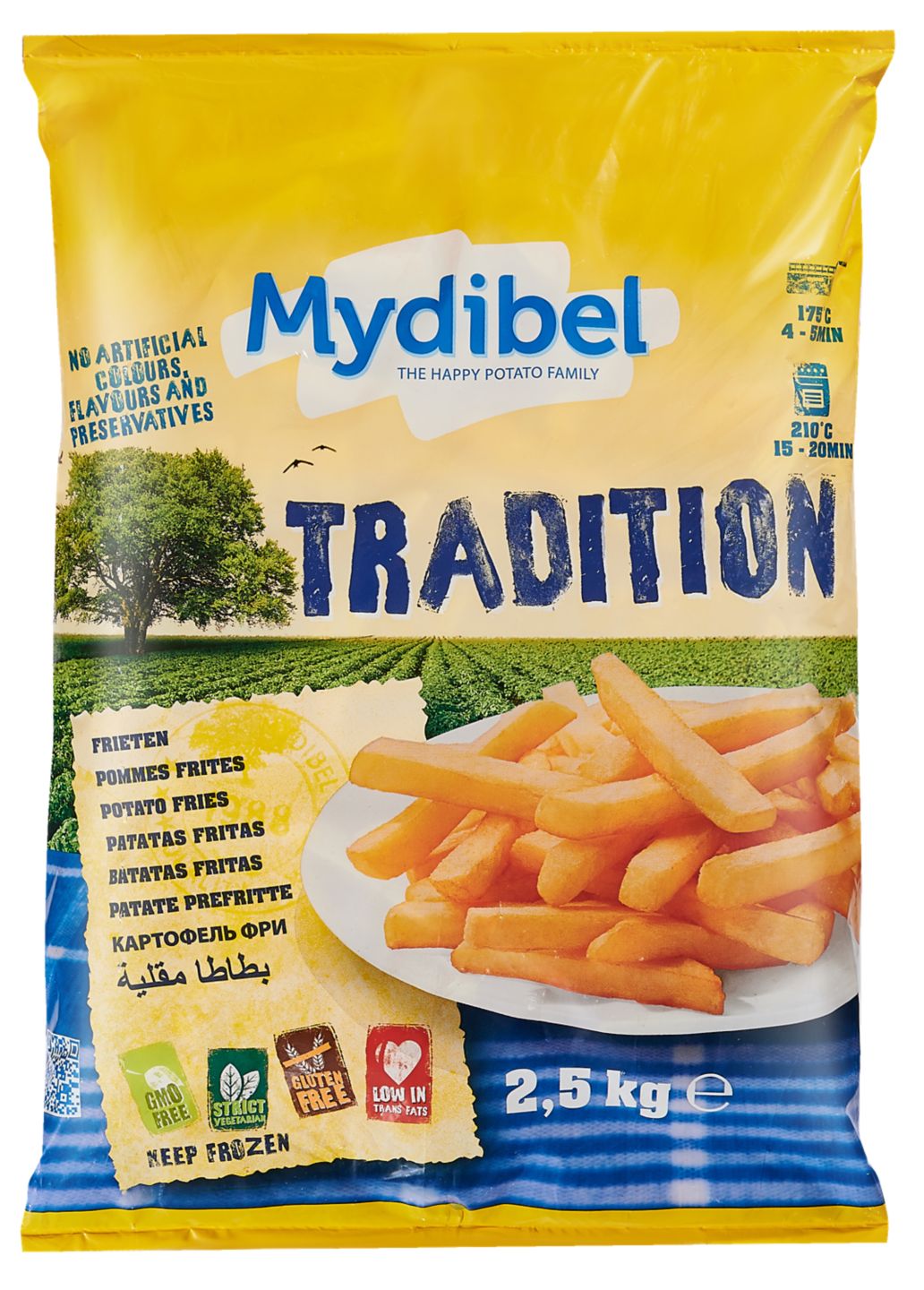 Изображение на Mydibel Бланширани картофи
замразени