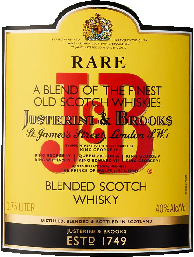Изображение на J&B Шотландско уиски
40% vol