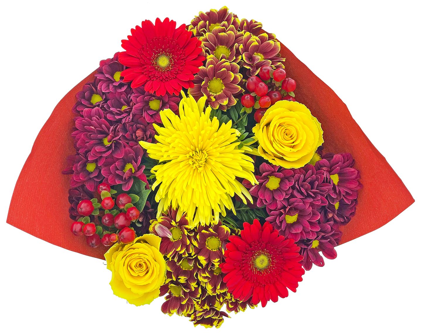 Wochenstrauß mit Dekochrysantheme