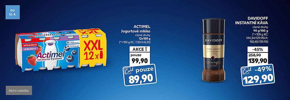 Kaufland Card nabídka