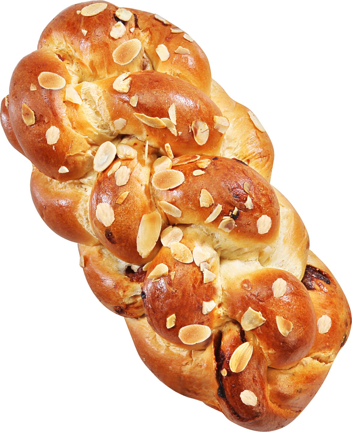 Vánočka máslová s mandlemi
a rozinkami