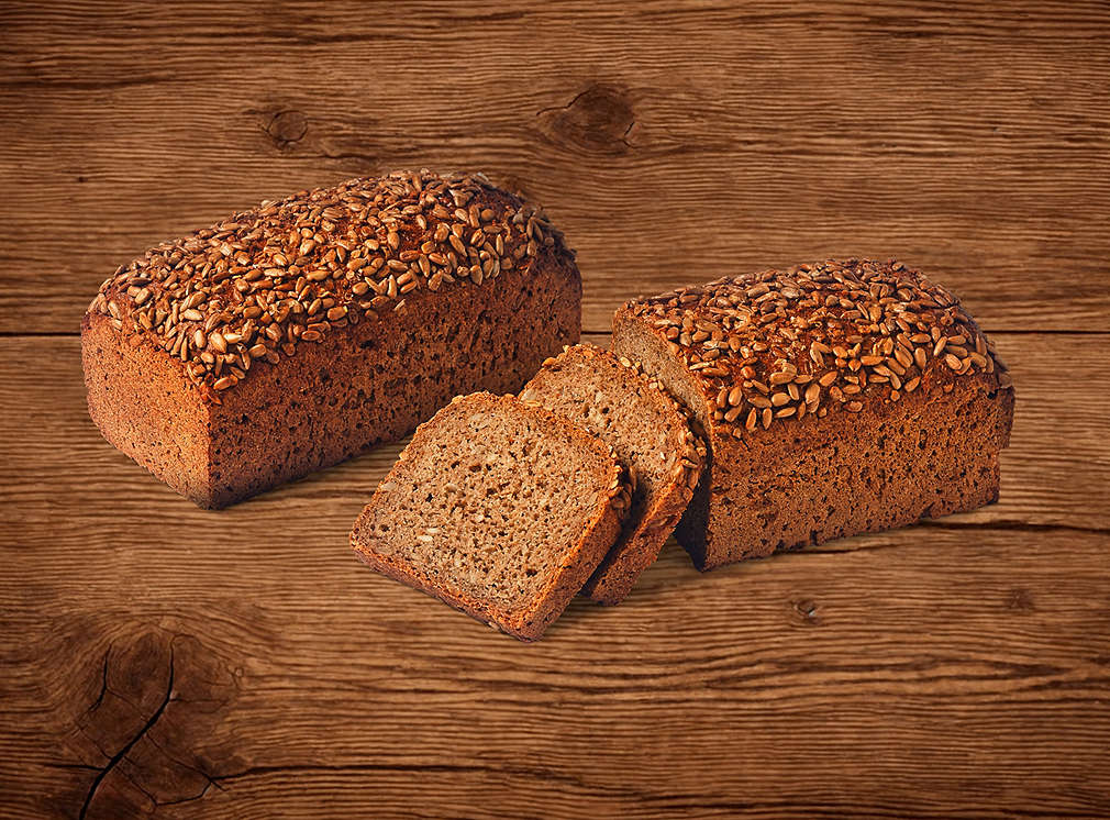 Chleb pszenno żytni ze słoneczknikiem