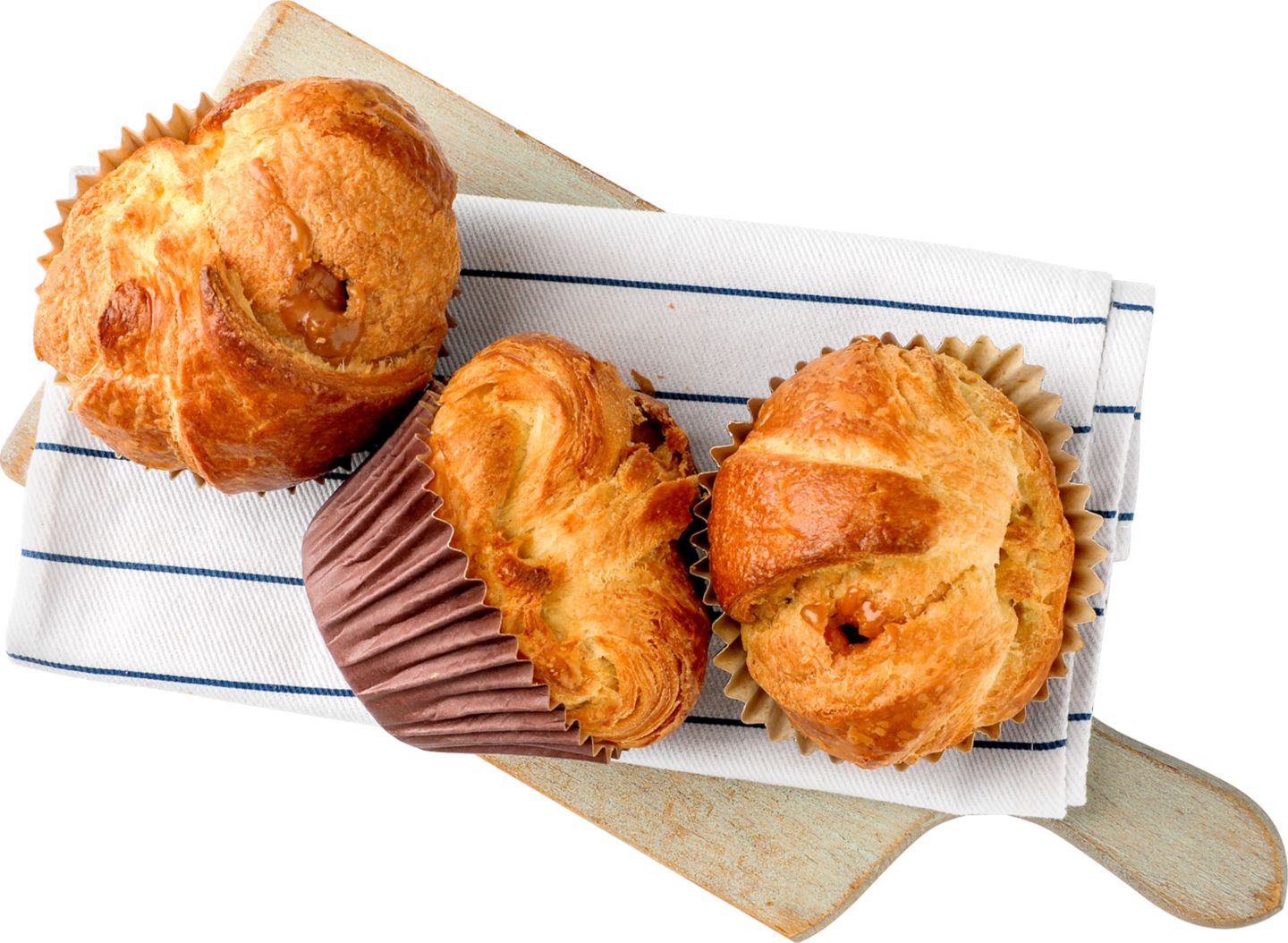 Croissant v košíčku s náplní Biscoff