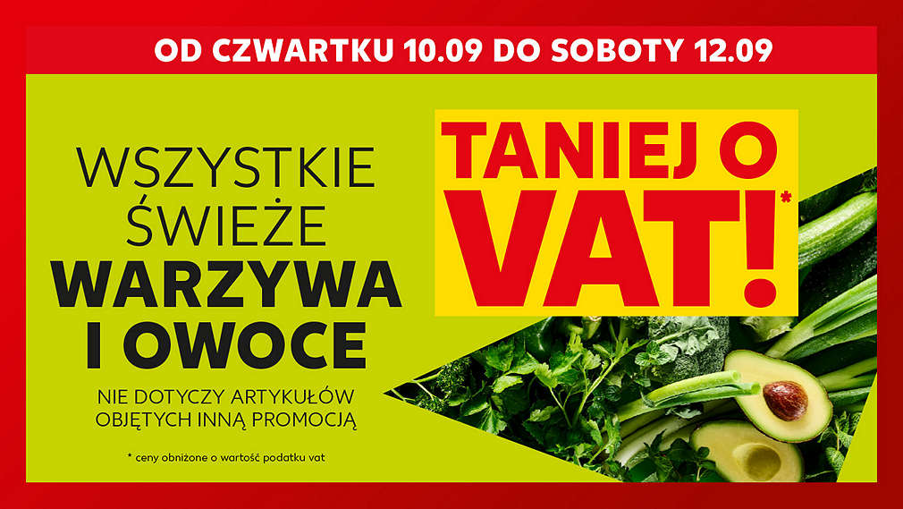 Taniej o VAT