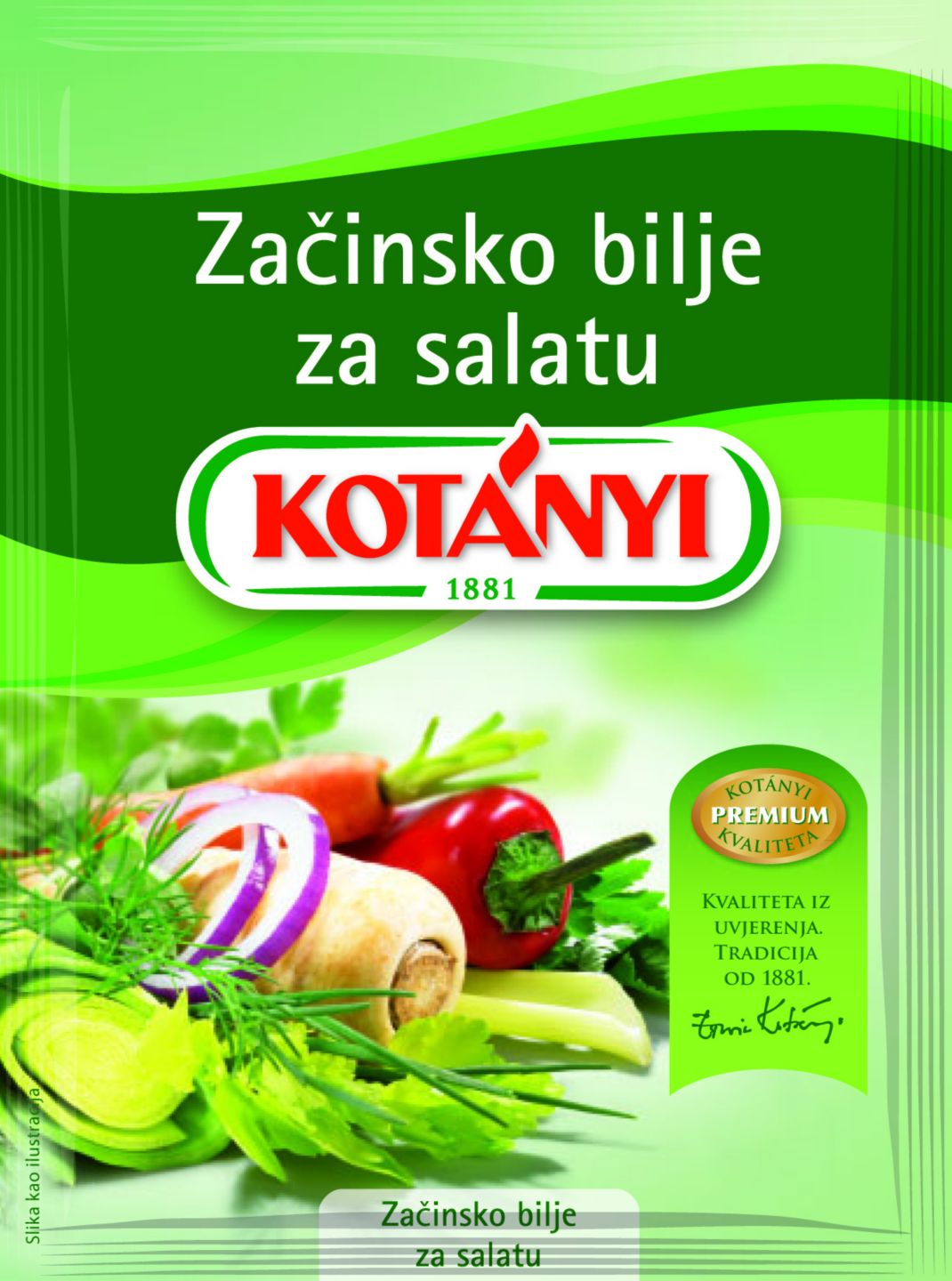 Kotanyi Začinsko bilje za salatu