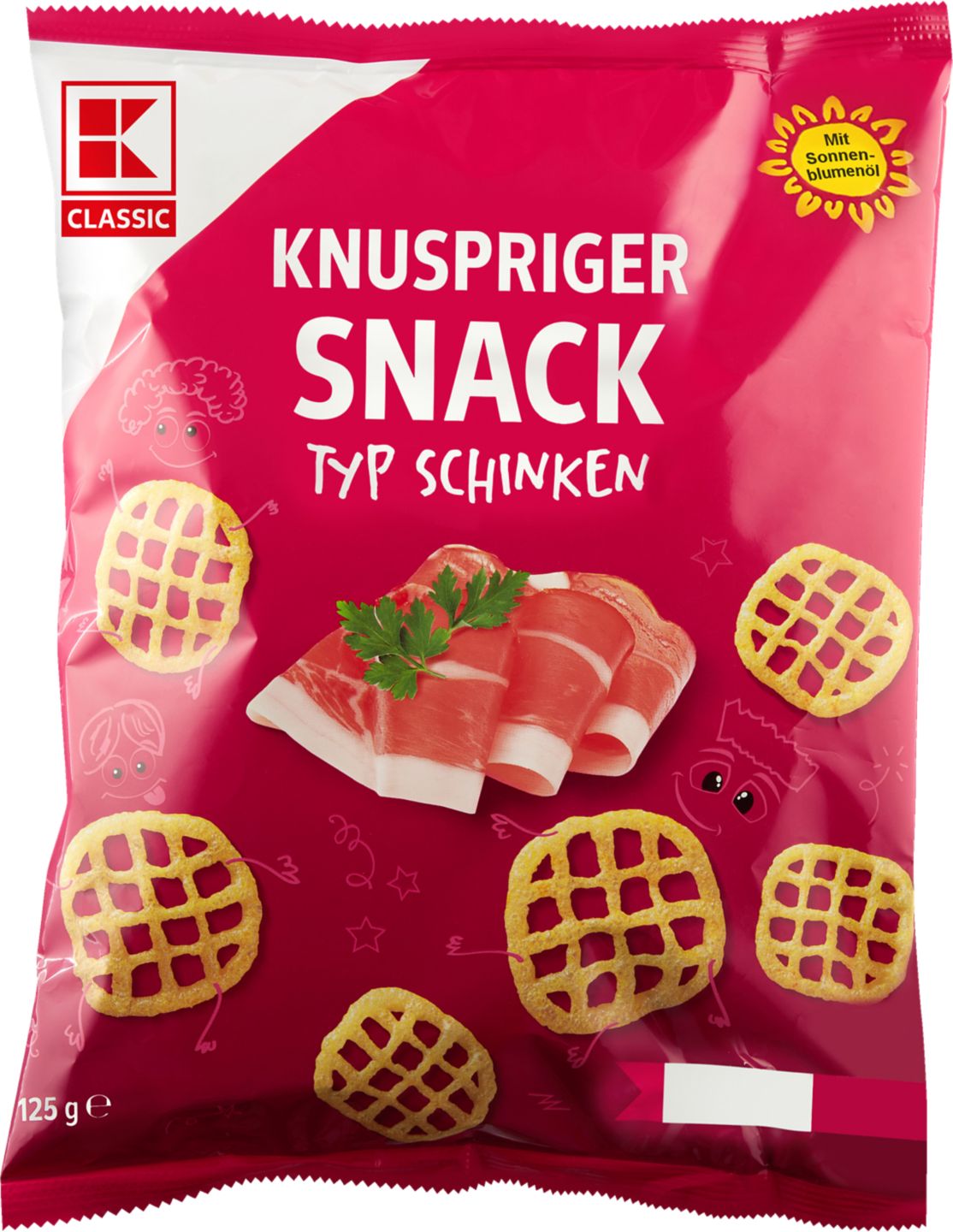 Изображение на K-CLASSIC Пшеничен снакс
с вкус на паприка