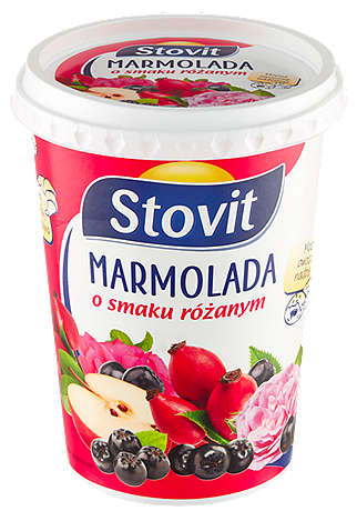 Stovit Marmolada o smaku różanym ,
wieloowocowa