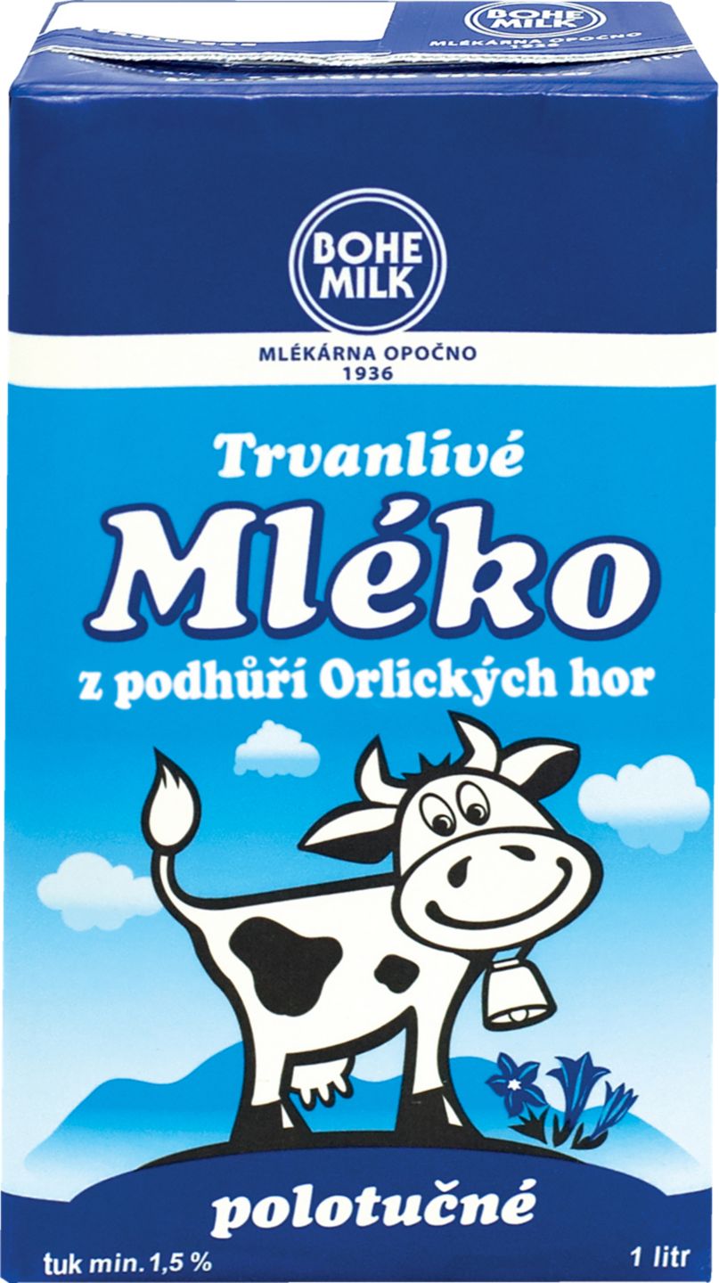 Bohemilk Trvanlivé mlieko