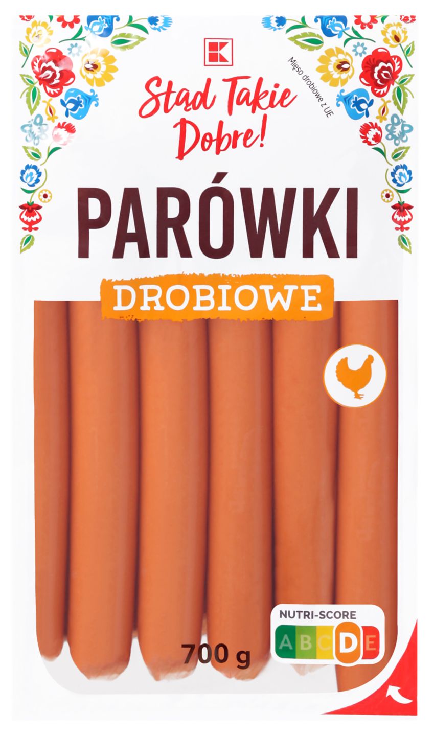 K-Stąd takie dobre Parówki drobiowe