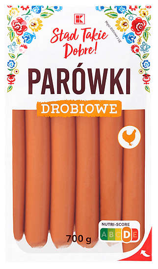 K-Stąd takie dobre Parówki drobiowe