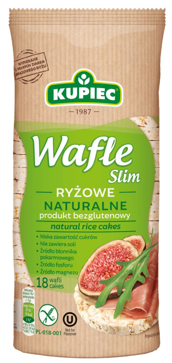 Kupiec Wafle ryżowe slim