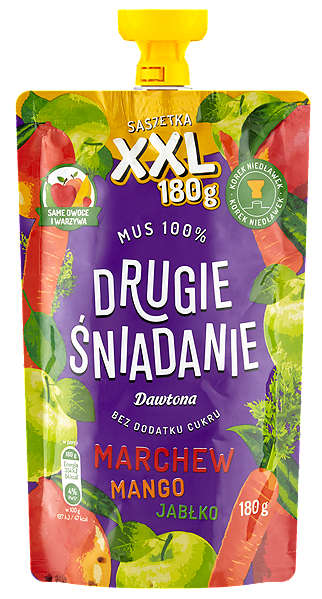 Dawtona Drugie Śniadanie Mus owocowy