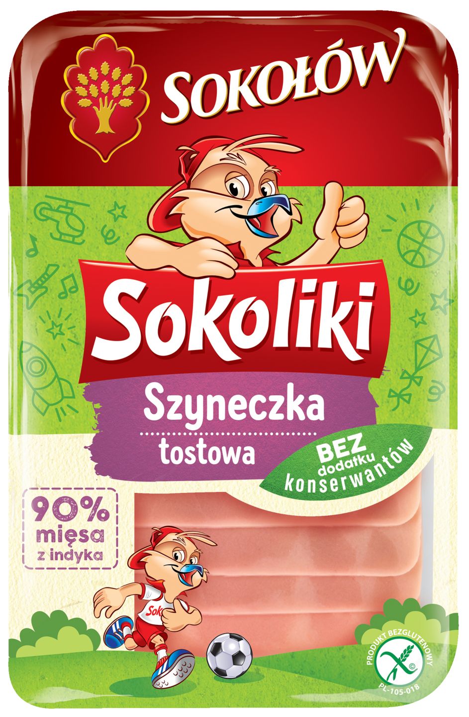 Sokoliki Szyneczka tostowa