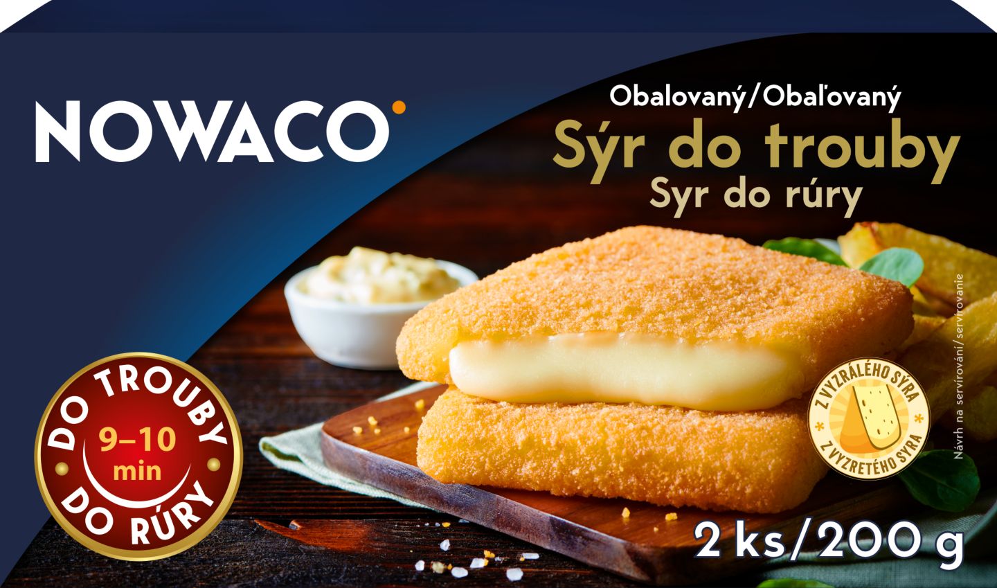 Nowaco Syr do rúry obaľovaný