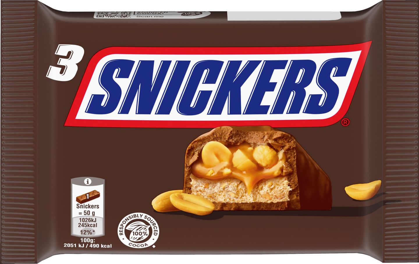 Snickers Čokoládové tyčinky