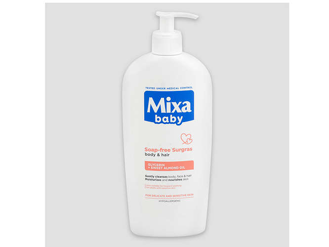 Sprchový gel a šampon MIXA BABY 2 v 1 