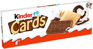 Kinder Cards Ciastka