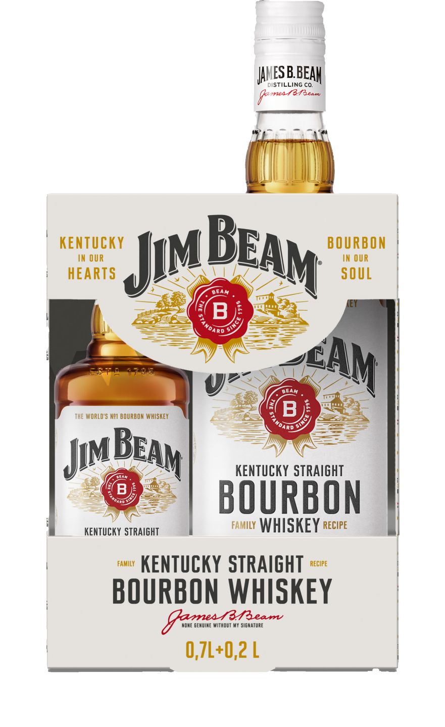 Изображение на Jim Beam Бърбън уиски
промопакет