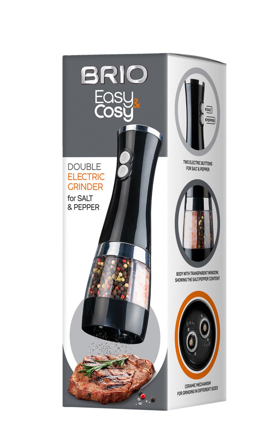 Изображение на BRIO Мелничка за сол/пипер
Easy & Cosy, електрическа