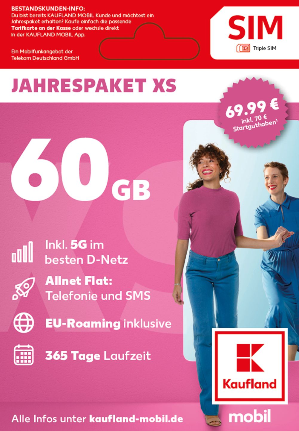 KAUFLAND MOBIL Jahrespaket »Smart XS«
