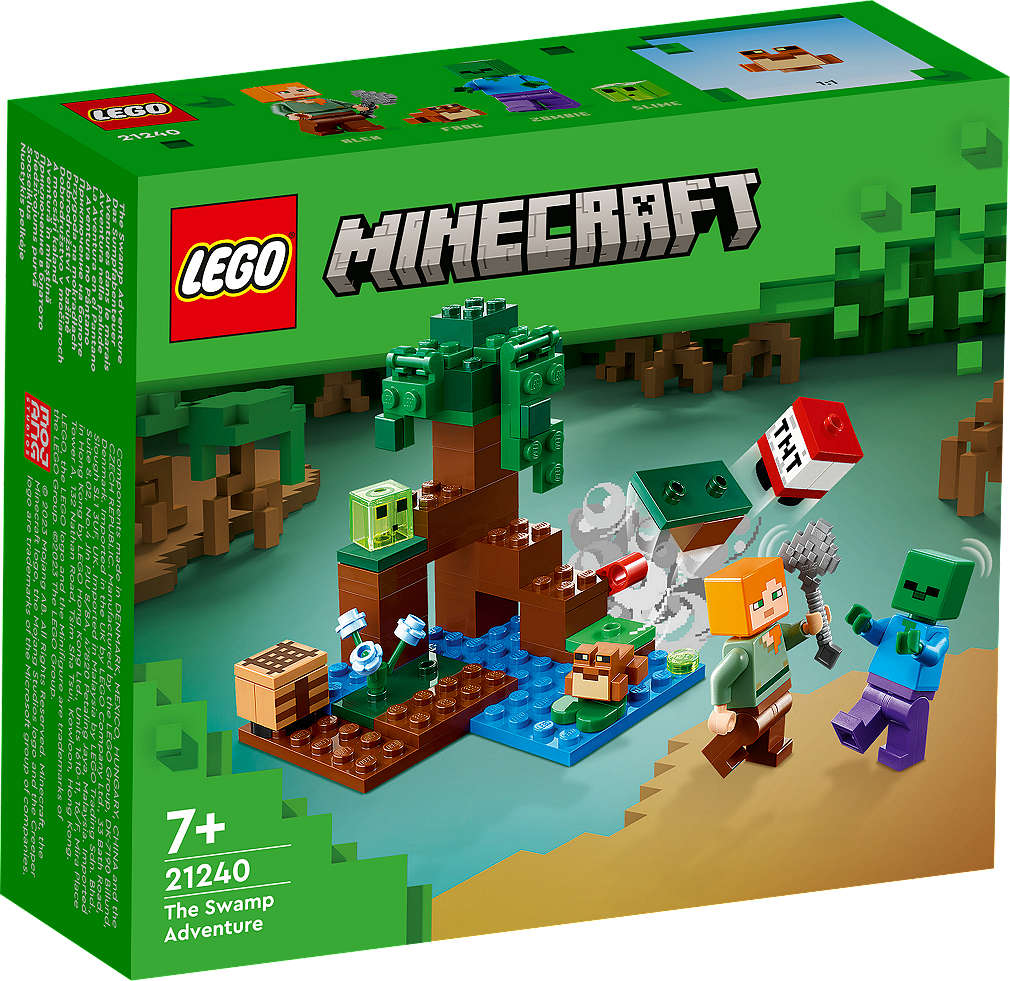 Zdjęcie oferty Lego Minecraft Przygoda na mokradłach 21240