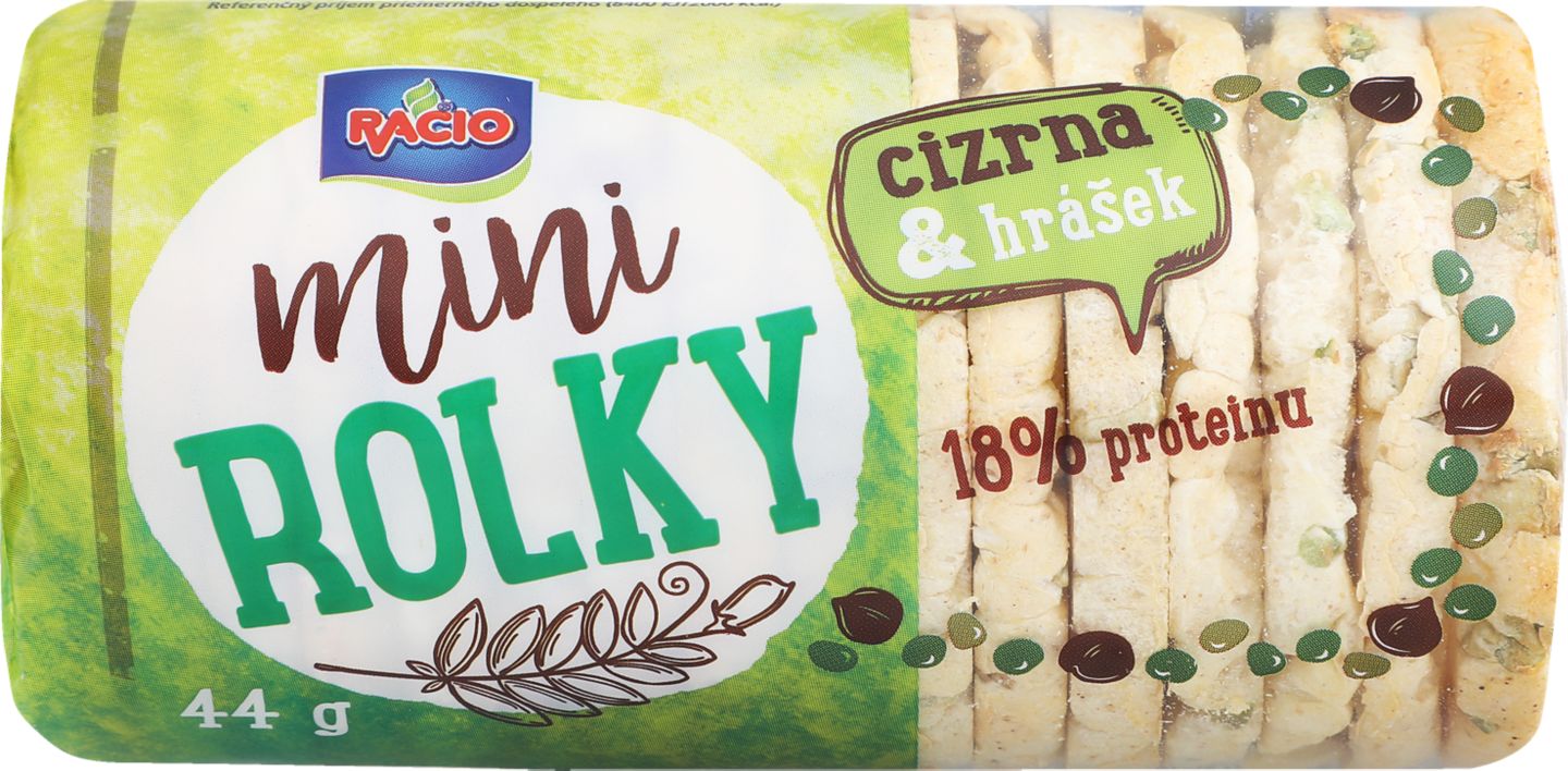 Mini rolky cícer s hráškom 44g