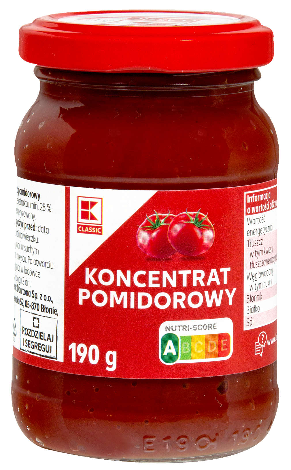 Zdjęcie oferty K-Classic Koncentrat pomidorowy