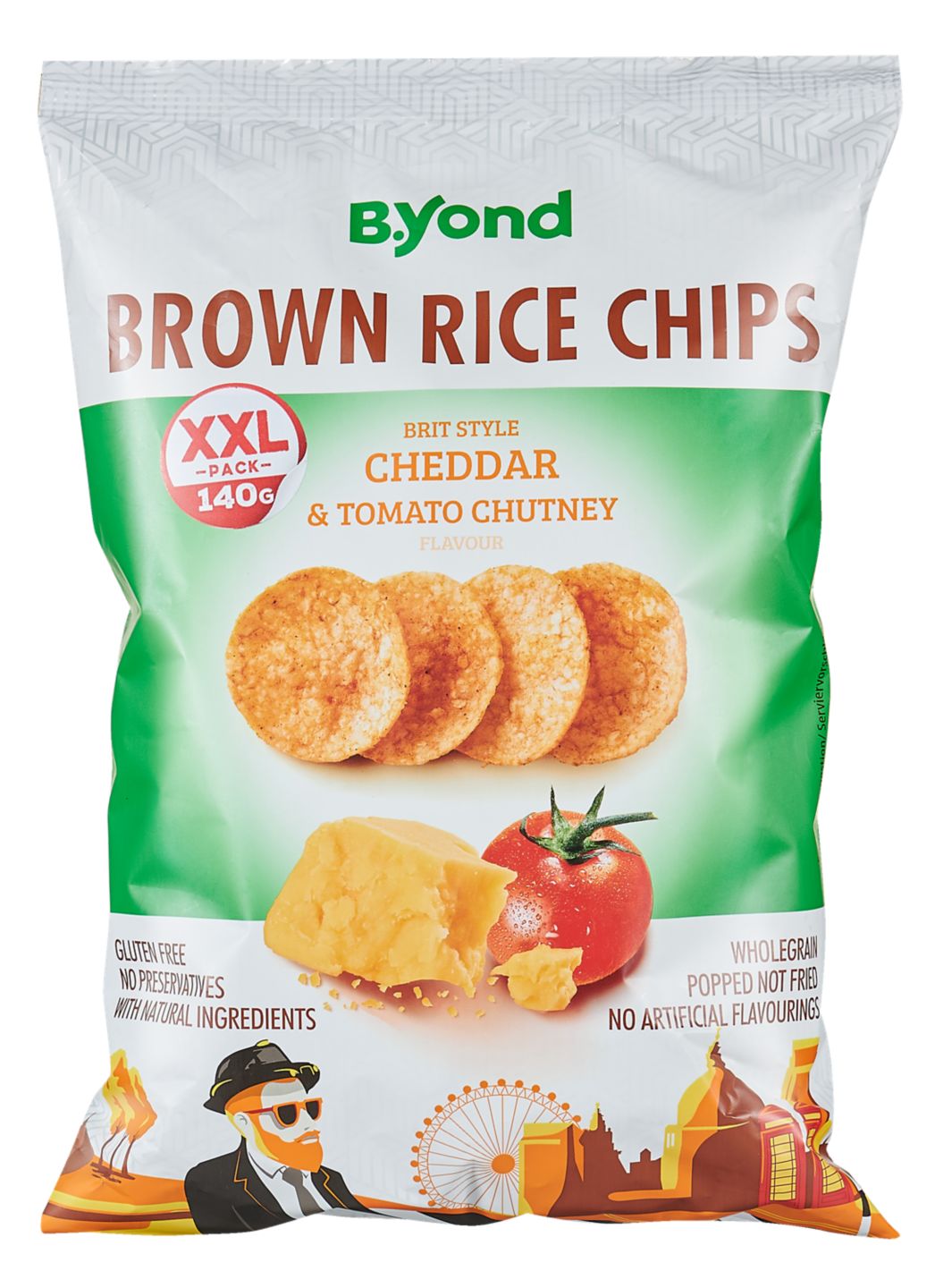 Изображение на B.yond Оризов чипс
различни вкусове