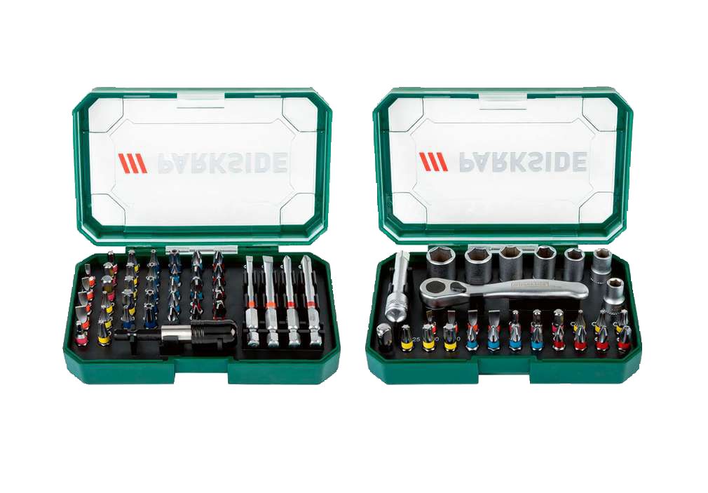 Изображение на Parkside Комплект тресчотка с битове
31 или 41 части