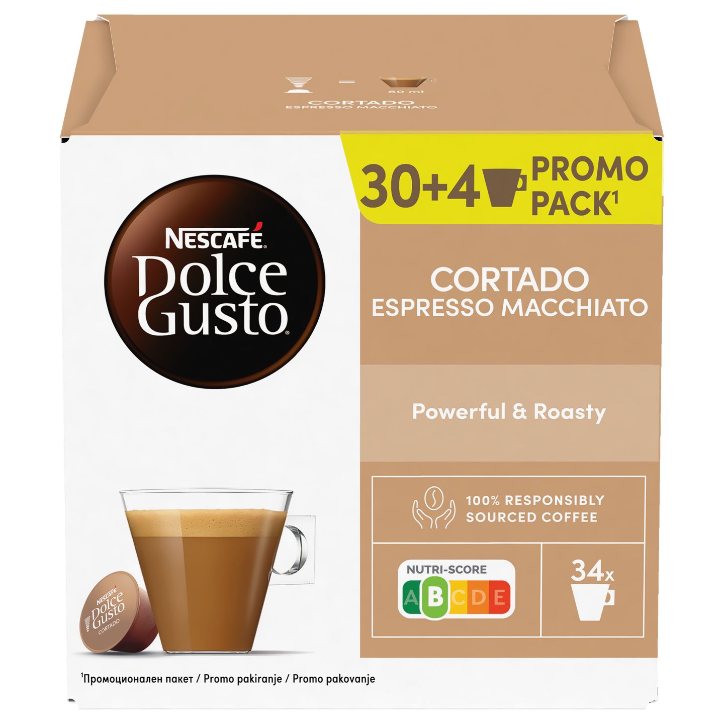 Изображение на Nescafe Dolche Gusto Кафе капсули
Cortado