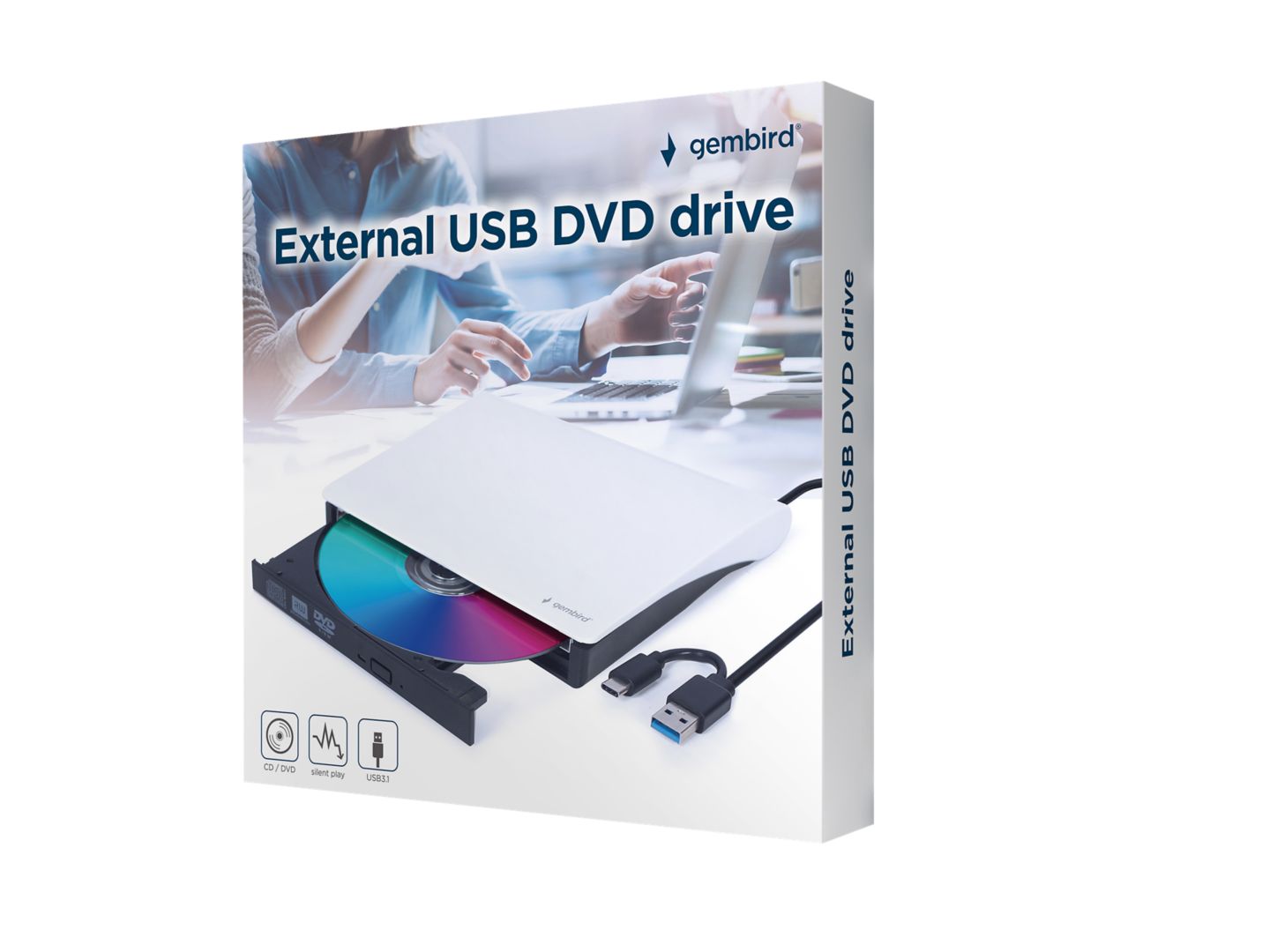 Изображение на Gembird Записващо устройство
за CD/DVD